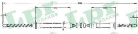 Тросик стояночного тормоза LPR C0605B (фото 1)