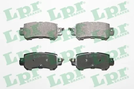 Гальмівні колодки дискові LPR 05P1756