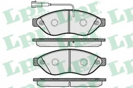 Тормозные колодки дисковые LPR 05P1698