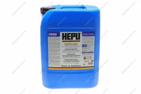 Антифриз синий (-80С) 20л. HEPU P999-020