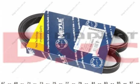 Ремінь генератора, Hyundai Accent 1.3-1.6 94-11 MEYLE 050 004 0850