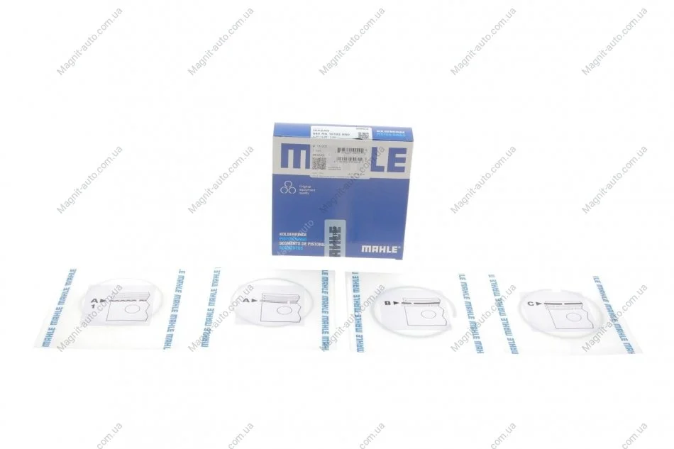 Комплект кілець на поршень MAHLE / KNECHT 640RS101020N0 (фото 1)