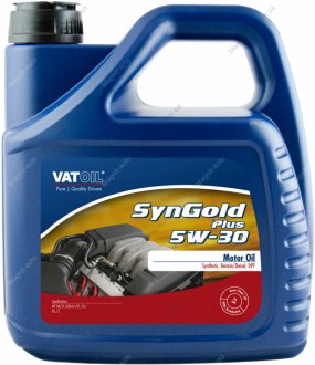 Масло моторное SynGold Plus 5W-30 (4 л) VATOIL 50019 (фото 1)