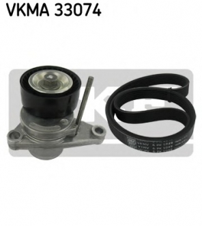 Комплект доріжкового ремня SKF VKMA 33074 (фото 1)