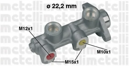 Циліндр гальмівний головний Metelli 05-0189