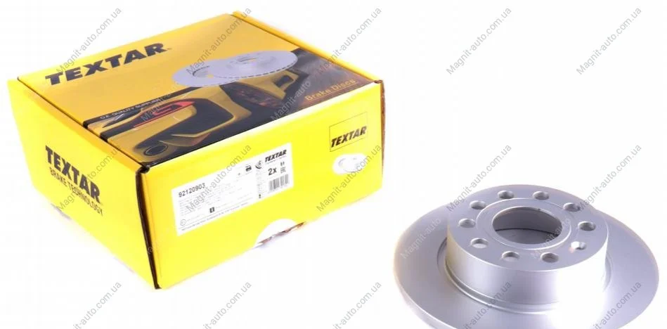 Диск гальмівний AUDI/SEAT/VW A3/Leon/Toledo/Golf "R D=253mm "03>> TEXTAR 92120903 (фото 1)