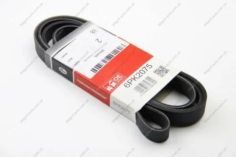 Ремень поликлиновый, 2.4, 2.5 +D/TD 90-03 Gates 6PK2075