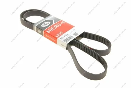 Ремень генератора, 2.8TDI (-AC) Gates 6PK1633