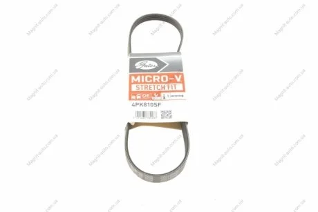 Поликлиновый ремень Gates 4PK810SF