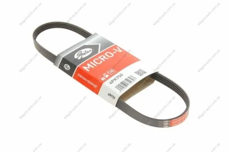Поліклиновий ремінь Gates 4PK750