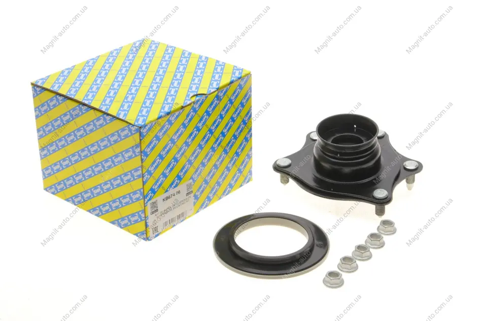 Опора амортизатора (к-кт), HONDA CR-V 2.0, 2.2 i +CDTi/DTEC 07- SNR NTN KB674.06 (фото 1)