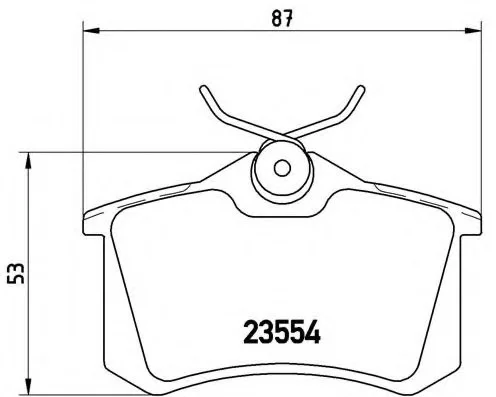Колодки гальмівні дискові BREMBO P68024 (фото 1)