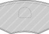 Колодки гальмівні дискові FERODO FDB1425 (фото 4)