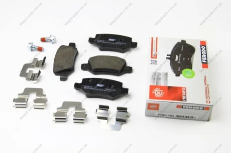 Колодки тормозные дисковые FERODO FDB1782
