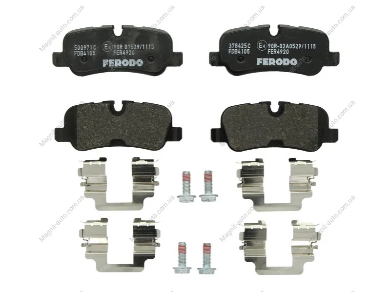 Колодки гальмівні дискові FERODO FDB4105 (фото 1)