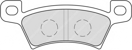 Колодки гальмівні дискові FERODO FDB4386