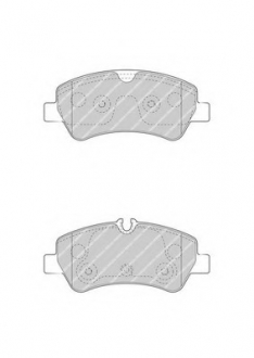 Колодки гальмівні дискові FERODO FVR4398 (фото 1)