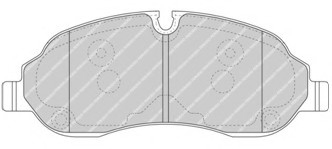 Колодки гальмівні дискові FERODO FVR4661 (фото 1)