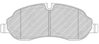 Колодки гальмівні дискові FERODO FVR4661