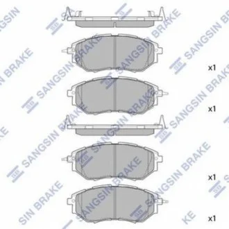 Колодки тормозные дисковые Hi-Q (SANGSIN) SP1534