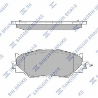 Колодки тормозные дисковые Hi-Q (SANGSIN) SP1543