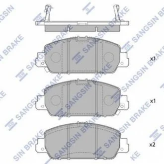 Колодки тормозные дисковые Hi-Q (SANGSIN) SP1779
