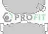 Колодки тормозные дисковые PROFIT 5000-0638 (фото 1)