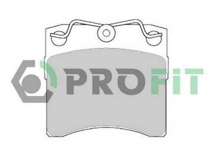 Колодки гальмівні дискові PROFIT 5000-0722 (фото 1)