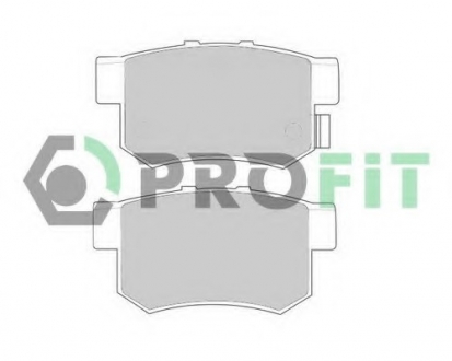 Колодки гальмівні дискові PROFIT 5000-0956 (фото 1)