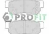 Колодки тормозные дисковые PROFIT 5000-1606 (фото 1)