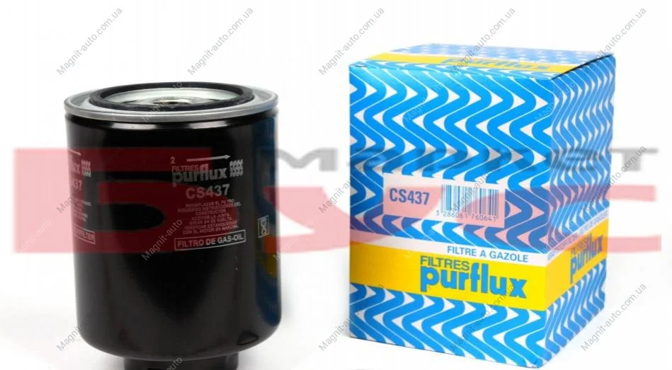 Фильтр топливный, MAZDA 3, 5, 6, CX-5, CX-7, TOYOTA Camry, Corolla, 1.8-3.0D, 84- Purflux CS437 (фото 1)