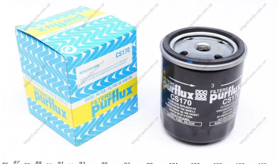 Фильтр топливный OM615-617 MB 207-307 -88/100 -96/W123 -86 Purflux CS170 (фото 1)