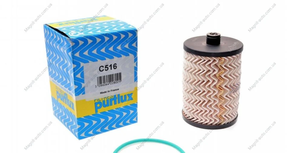 Топливный фильтр VOLVO S60 I, S80 I, S80 II, V70 II, XC70 I, XC90 I 2.4D 01.01-12.14 Purflux C516 (фото 1)