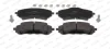 Комплект гальмівних колодок переднього., MERCEDES CLS (C218) CITROEN BERLINGO OPEL ASTRA L, COMBO PEUGEOT 308, 308 I, 308 II, 308 III, PARTNER, RIFTER 1.2-Electric 01.11- FERODO FDB4764 (фото 1)