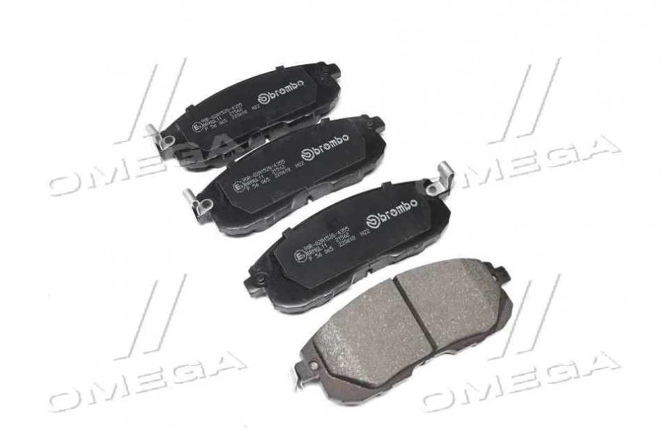Комплект тормозных колодок, дисковый тормоз BREMBO P56065 (фото 1)