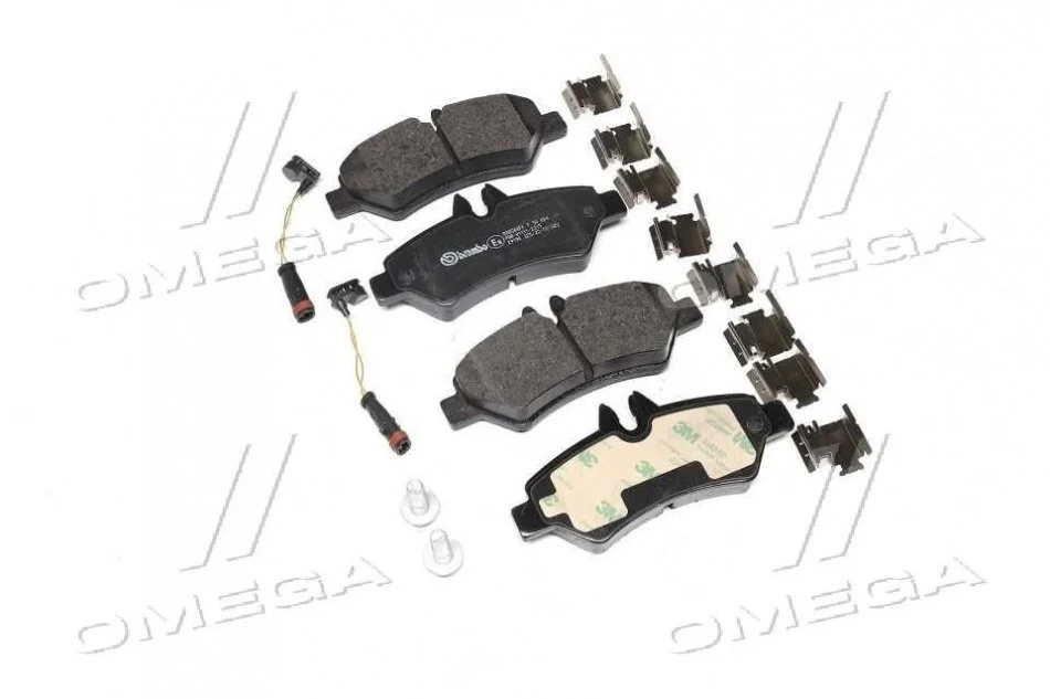 Колодки гальмівні, задні DB318, (тип BOSCH) BREMBO P50084 (фото 1)