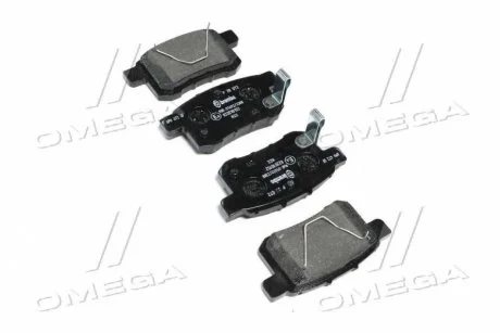 Комплект тормозных накладок, дисковый тормоз BREMBO P28072