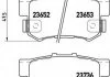 Комплект тормозных колодок, дисковый тормоз BREMBO P28039 (фото 1)
