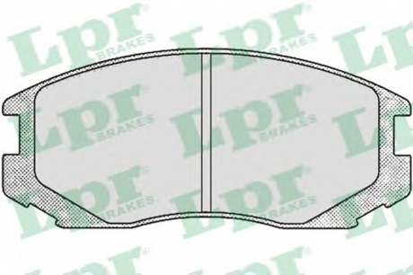 Комплект тормозных колодок, дисковый тормоз LPR 05P502 (фото 1)