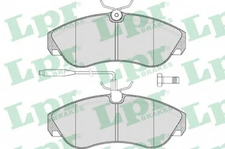 Колодки гальмівні, передні, 94-02 (1.8t) LPR 05P494