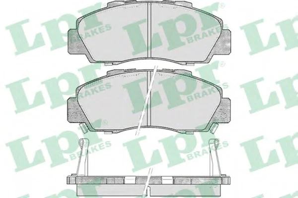 Комплект тормозных колодок, дисковый тормоз LPR 05P472 (фото 1)