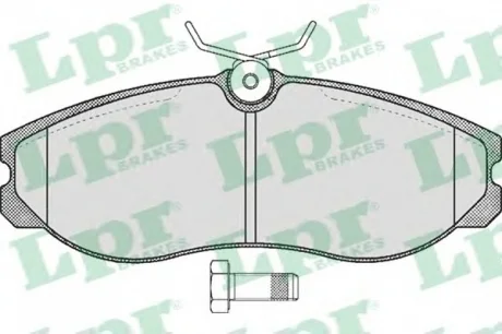 Колодки тормозные LPR 05P470