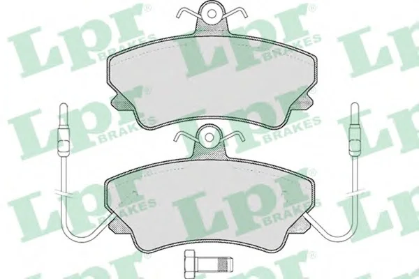 Комплект тормозных колодок из 4 шт. дисков LPR 05P452 (фото 1)