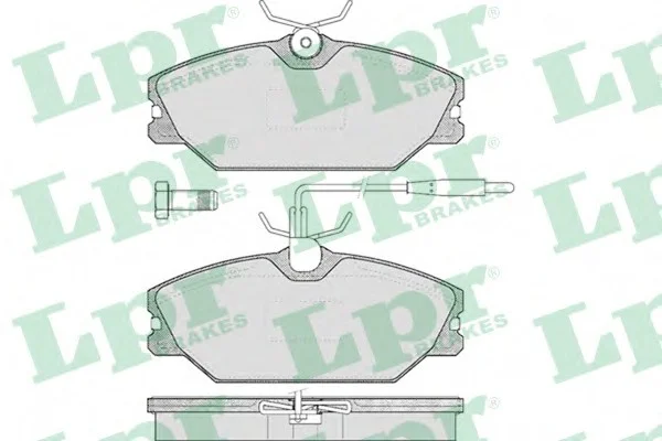 Комплект тормозных колодок из 4 шт. дисков LPR 05P445 (фото 1)