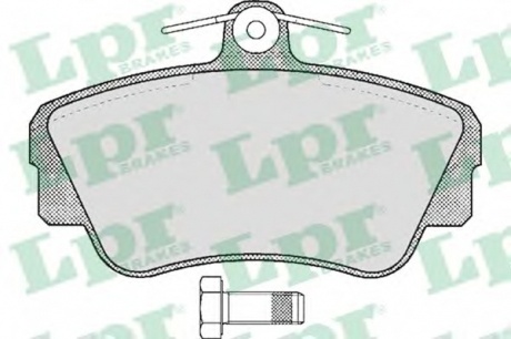Комплект тормозных колодок, дисковый тормоз LPR 05P347