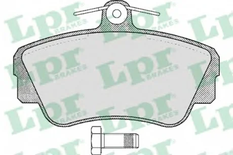 Комплект гальмівних колодок з 4 шт. дисків LPR 05P347