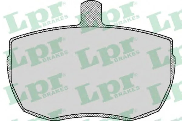 Колодки тормозные, передние LPR 05P140 (фото 1)
