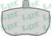 Колодки тормозные, передние LPR 05P140 (фото 1)