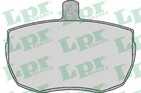 Колодки тормозные, передние LPR 05P140