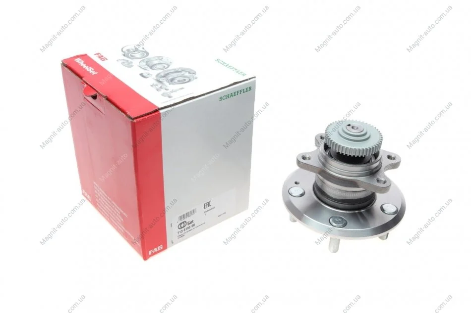 Комплект подшипника колеса. HYUNDAI SONATA V; KIA MAGENTIS II 2.0-3.3 05-10 FAG 713 6196 60 (фото 1)